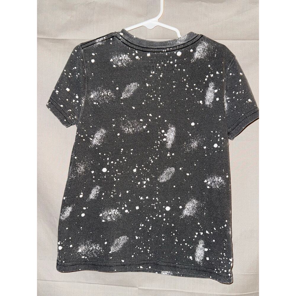 Nintendo Super Mario Boys Boo Ghost Halloween Black Splatter T-Shirt, Size XS - Picture 3 of 5